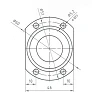 Plan de persage bride