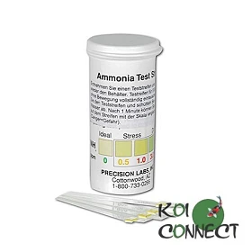 Bandelettes de tests ammonium / ammoniaque