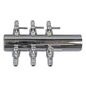 Répartiteur 6 sorties 4 mm