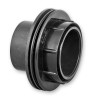 Passe paroi ABS à visser 110mm et 63 mm écrou