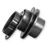 Passe paroi ABS à visser 110mm et 63 mm écrou dévissé