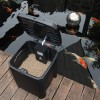 Distributeur JBL ProPond Autofood 25l couvercle ouvert