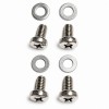 Set de 4 vis + rondelles en inox pour épuisette séparés