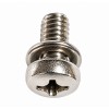 Set de 4 vis + rondelles en inox pour épuisette détail