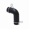 Coude souple pour pompe à air 19mm avec collier