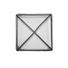 Cage flottante noire 115 x 115 x 105 cm - maille 7 mm protection supérieure en option
