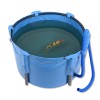 Bassin pliable 1400 L Ø150 x 80 cm avec filet avec koi