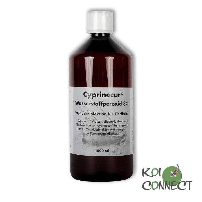  Cyprinocur eau oxygénée 3% (Peroxyde d'hydrogène) 1000ml 